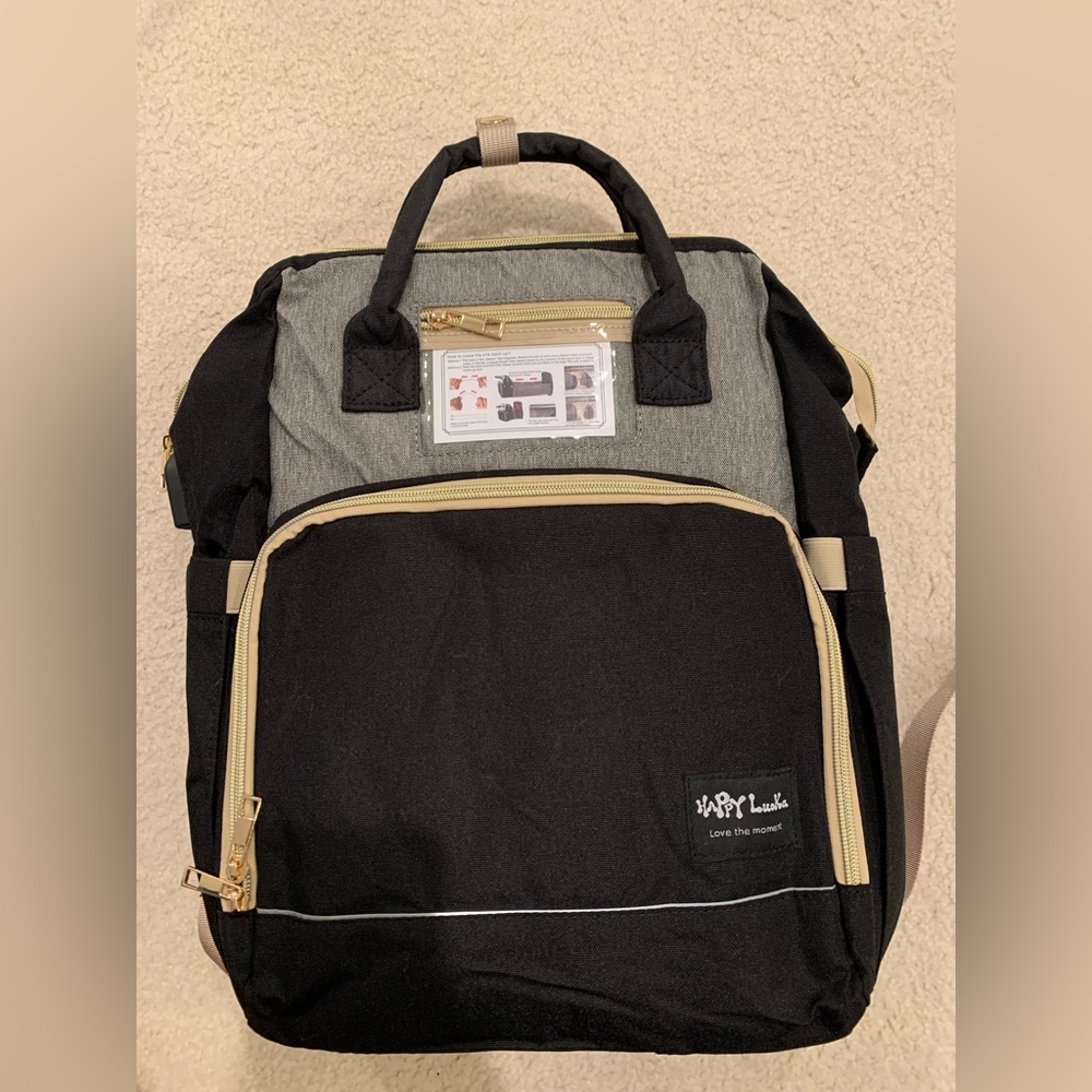 Diaper backpack